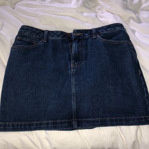 Forever 21 mini jean skirt